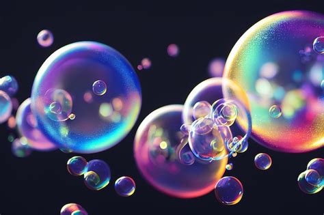 Premium Photo | Colorful bubbles background