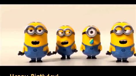 Minions sing Happy Birthday - YouTube