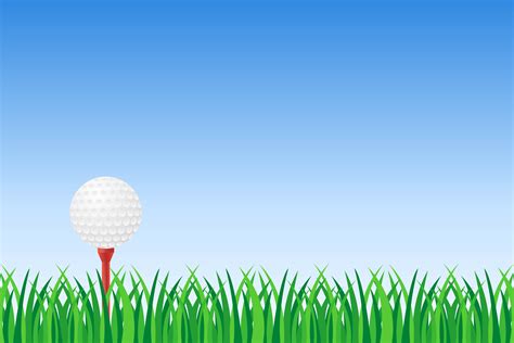 Golf ball on green grass 1265760 Vector Art at Vecteezy