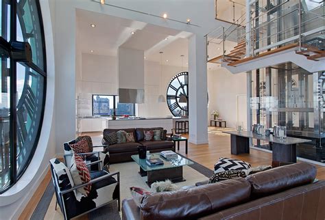 Clock Tower Penthouse in Brooklyn Stuns With Timeless Views Of NYC Skyline | Decoist