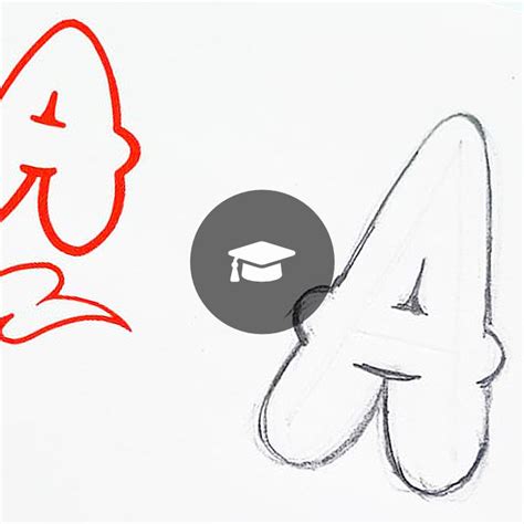 How to Draw Graffiti Bubble Letters - Step by Step