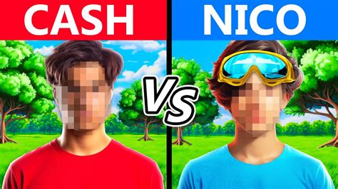 REALISTIC CASH vs REALISTIC NICO in Minecraft! - Minecraft videos