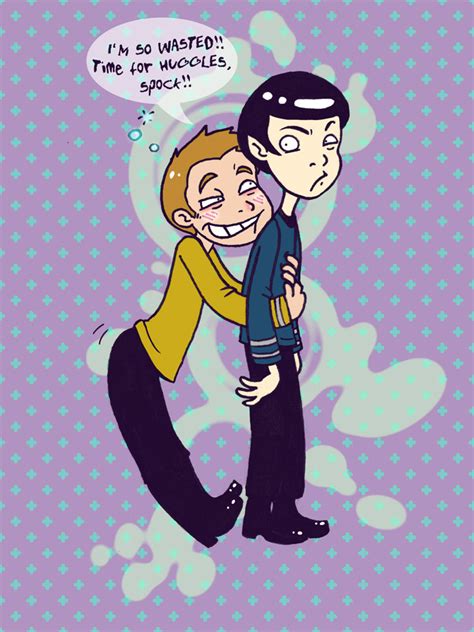 Kirk & Spock - Spirk Fan Art (10302248) - Fanpop