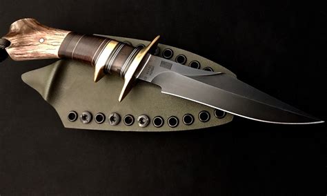 BEHRING MADE TECHNICAL Knife -Custom WRAITH SUBHILT Fighter -Montana -Collection | St Croix Blades