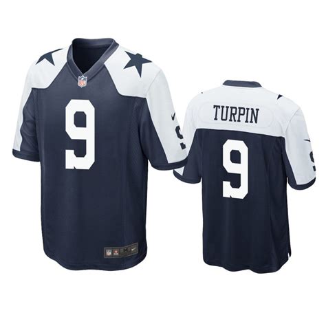 KaVontae Turpin Dallas Cowboys Navy Alternate Game Jersey - Jerseyok Shop