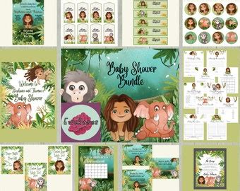 Tarzan Baby Shower Decor - Etsy