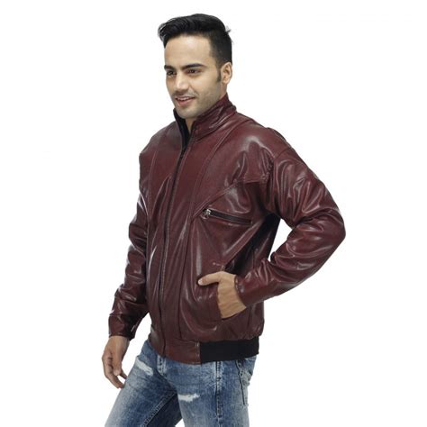 Buy Swaggy Stylish Brown Rexine Jacket (SW106) Online @ ₹1599 from ShopClues