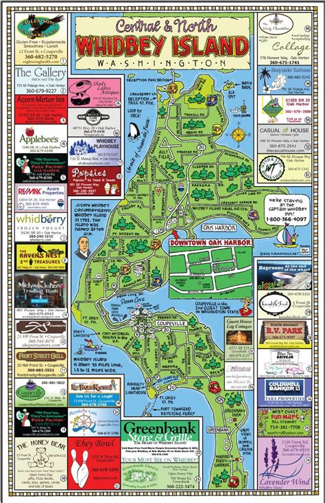 Fun Maps USA - North Whidbey Island, Washington | Write | Pinterest ...