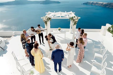 ALENA & DMITRY SANTORINI WEDDING - Mosaic Wedding