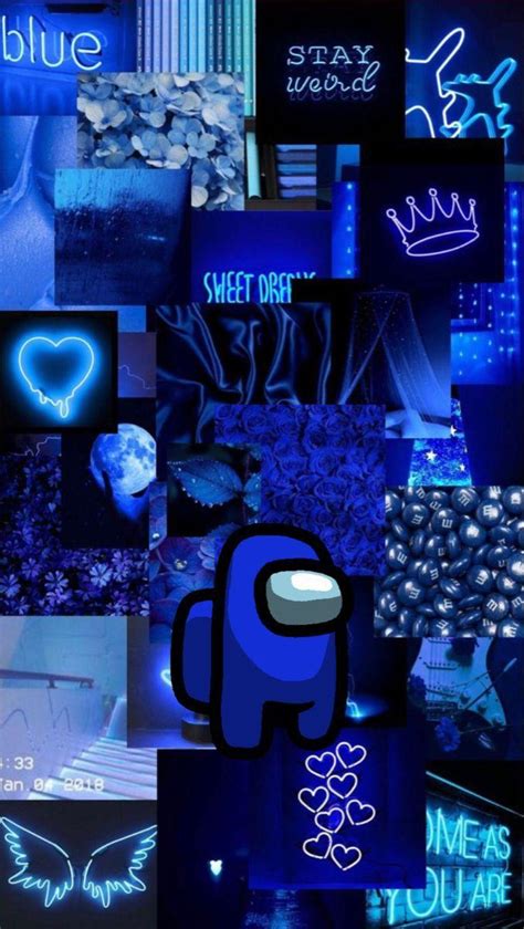 Among Us Cute Pictures Blue