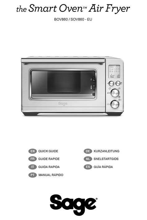 SAGE SMART OVEN QUICK START MANUAL Pdf Download | ManualsLib