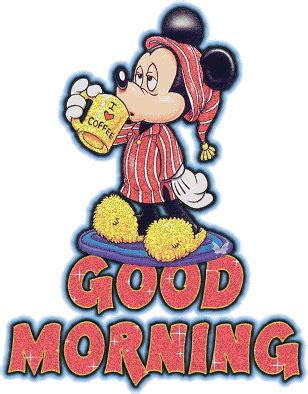 GoodMorningMM.gif (308×394) | Good morning cartoon, Mickey mouse ...