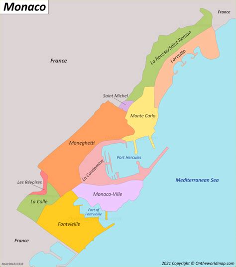 Monaco Map | Detailed Maps of Principality of Monaco