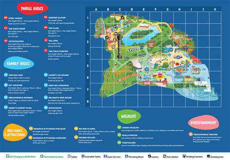 Dreamworld Map and Brochure (2023) | ThemeParkBrochures.net