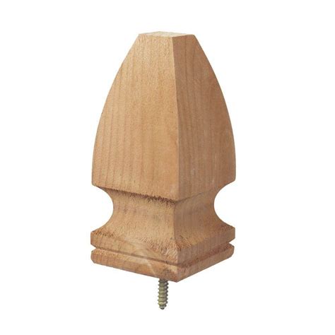 Gothic Post Cap Finial (6-Pack)-189296 - The Home Depot