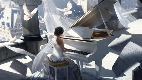 Women Playing Piano Wallpapers - Wallpaper Cave