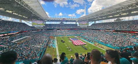 Miami Hardrock Stadium was PACKED with Dolphin Fans today : r/miamidolphins