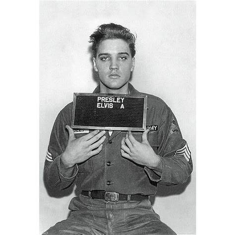 Elvis Presley Poster Mugshot Mug Shot - Posters buy now in the shop ...