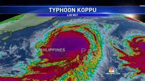 Super Typhoon Koppu Makes Landfall in the Philippines