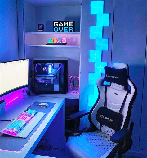 Blue Led Lights Gaming Setup - img-Abigail