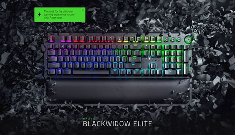 Razer BlackWidow Elite RGB Gaming Mechanical Keyboard Black