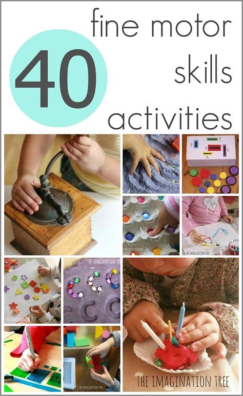 40 Fine Motor Skills Activities - The Imagination Tree