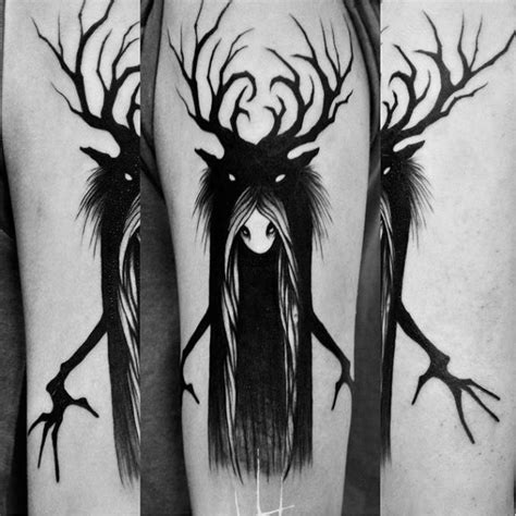 Spooky Monster Tattoos By Sergei Titukh | Monster tattoo, Creepy ...