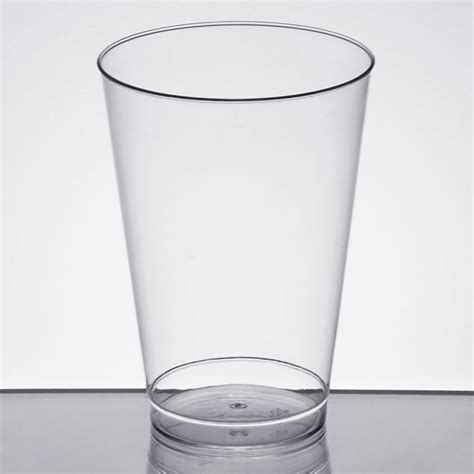 Choice 14 oz. Clear Hard Plastic Tumbler - 20/Pack