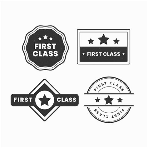 Free Vector | Flat design first class stamp collection