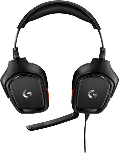 Best Buy: Logitech G332 Wired Gaming Headset for PC Black/Red 981-000755