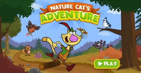 🕹️ Play Nature Cat's Adventure Game: Free Online Nature Cat Platforming ...