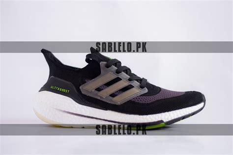 Adidas Ultra boost 21 Black Green White Best Price In Pakistan