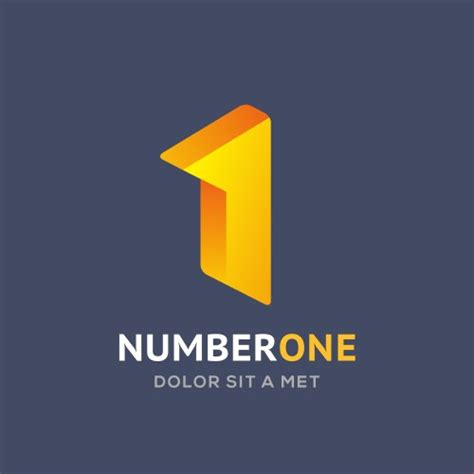 Number 1 Logo Vector Images (over 9,800)