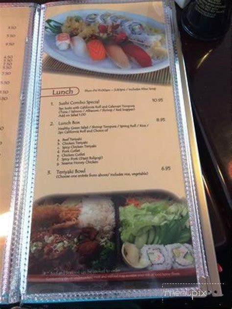 Online Menu of Sushi Park, El Centro, CA