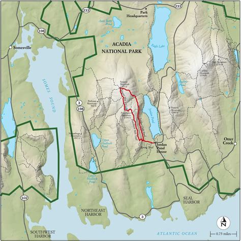 Best Acadia National Park Hike, Trail Map -- National Geographic