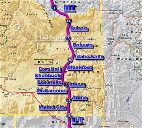 I-15 Idaho Traffic Maps