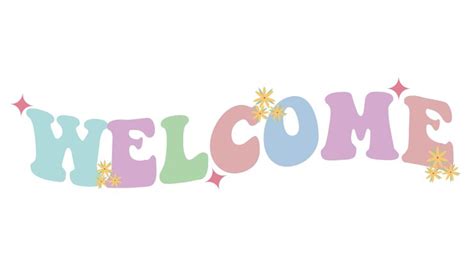 Premium Vector | Colorful welcome banner