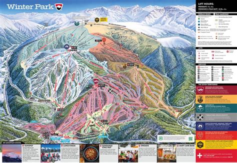 Winter Park Ski Map | Resort Info & Videos | PistePro