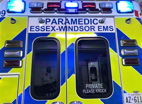 Essex-Windsor EMS Adding Blue Lights to Ambulance Fleet - County of Essex