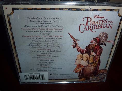 DISNEY'S PIRATES OF THE CARIBBEAN ORIGINAL ATTRACTION SOUNDTRACK CD | #1801556576