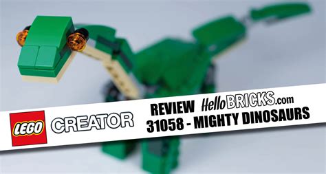 REVIEW LEGO 31058 Creator : 4 dinosaures pour le prix d'un - HelloBricks