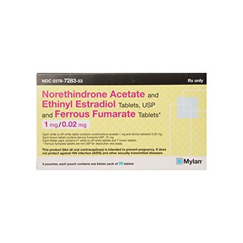 Norethindrone - Ethinyl Estradiol - Ferrous Fumarate 28-day