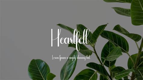 Heartfelt Font : Download Free for Desktop & Webfont