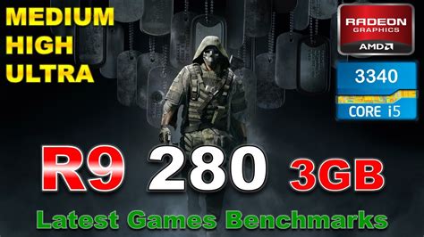 AMD R9 280 3GB + Core i5 3340 Latest Games Benchmarks @1080p - YouTube