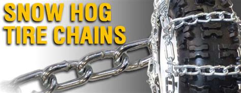 Universal Tire Chains - Snow Hog - Snow Blower - 2 Link Tire Chains