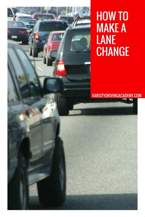 How To Make A Lane Change - Varsity Driving Academy