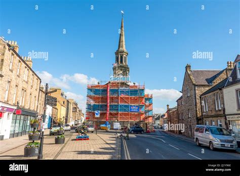 Town Centre of Haddington, East Lothian, Scotland, UK Stock Photo - Alamy