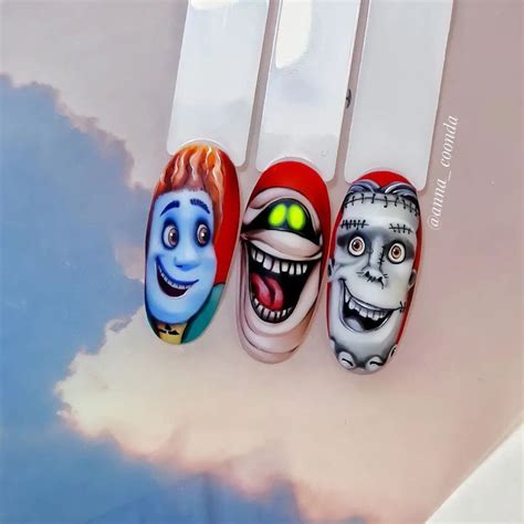 Анна on Instagram in 2023 | Fun halloween nails, Halloween nails ...