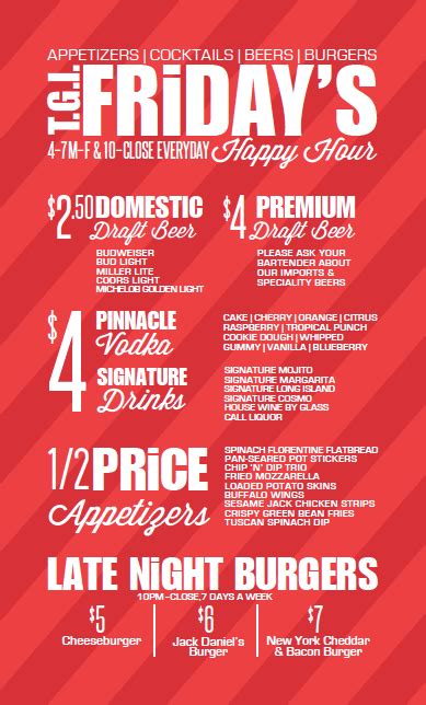 TGI Fridays Happy Hour on Behance