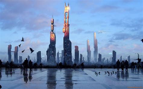 sci fi city - Google Search | Городское искусство, Концептуальное ...